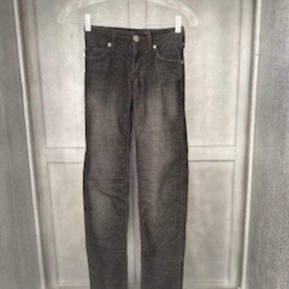 Low Rise Soft Velvety Corduroy Pants - Picture 3 of 6